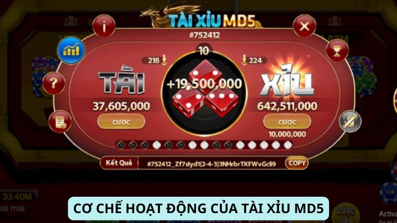 Cơ chế hoạt động của Tài Xỉu MD5